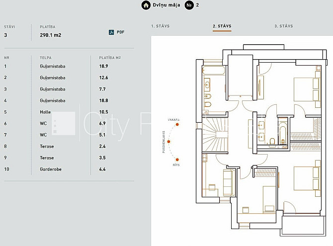 Dvīņu māja, jaunceltne, labiekārtota apzaļumota teritorija, bruģēts piebraucamais ceļš, Rīga - foto 15