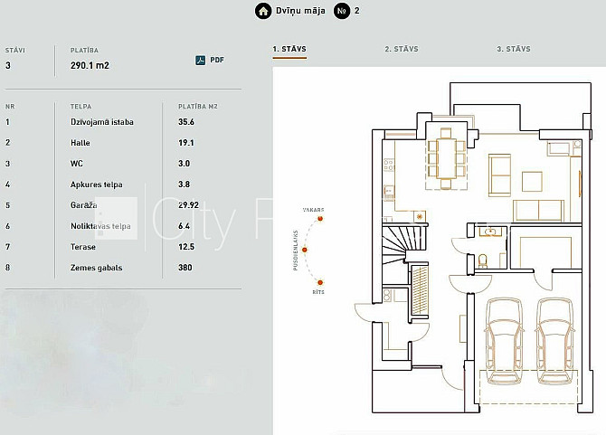 Dvīņu māja, jaunceltne, labiekārtota apzaļumota teritorija, bruģēts piebraucamais ceļš, Rīga - foto 7