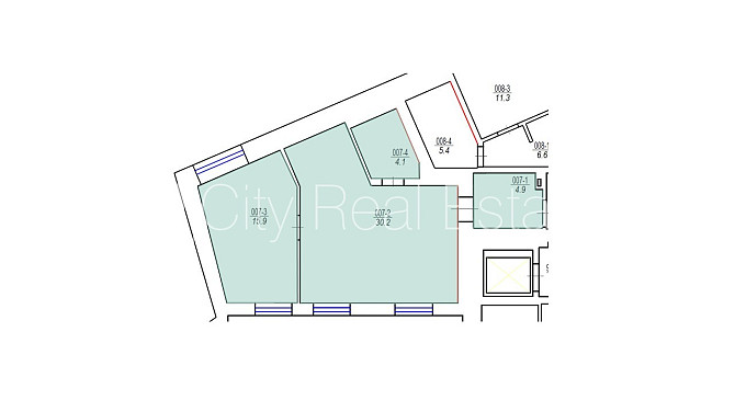 Дом во дворе, реновированный дом, закрытая территория, вход со двора, лифт, Рига - изображение 10