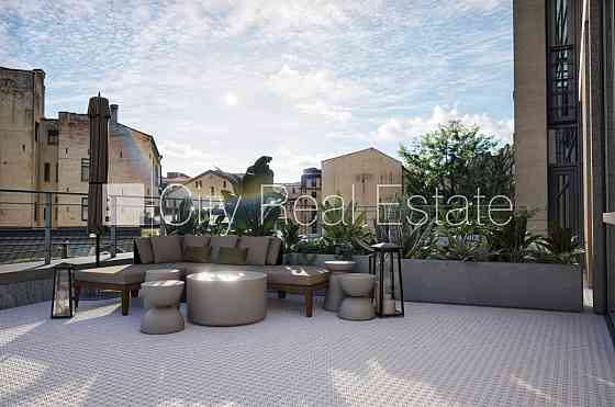 Проект - Kalpaka Residence, фасадный дом, реновированный дом, благоустроенная озеленённая Rīga