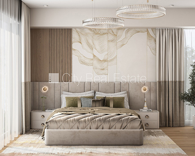 Проект - Tal Residence, земля в собственности, рядный дом, монолитные бетонные стены, на Рига - изображение 12