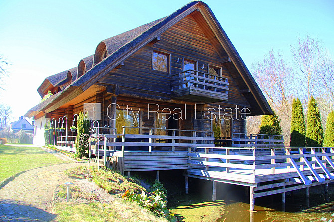 Īpašumu pārdod ar visu biznesu, zeme īpašumā, muiža, viesu māja, guļbūve, niedru jumta Rīga - foto 5