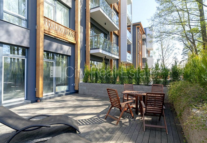 Новостройка, благоустроенная озеленённая территория, подземная стоянка, лифт, Юрмала - изображение 8