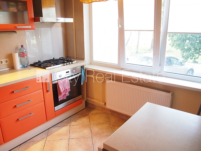 Благоустроенный озеленённый двор, место для машины, застеклённая лоджия, Рига - изображение 11