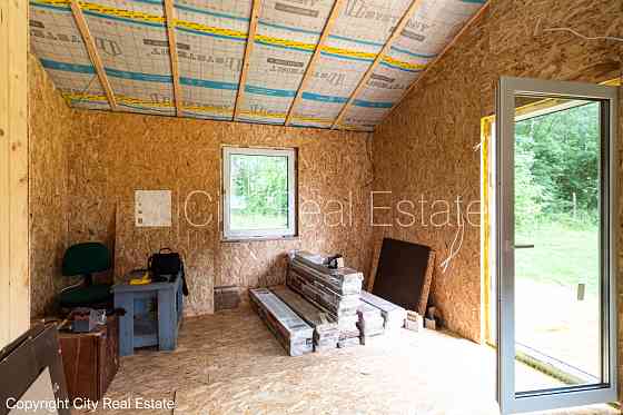 Частный дом, деревянный дом, энергоэффективный дом, места для нескольких машин, Rīga