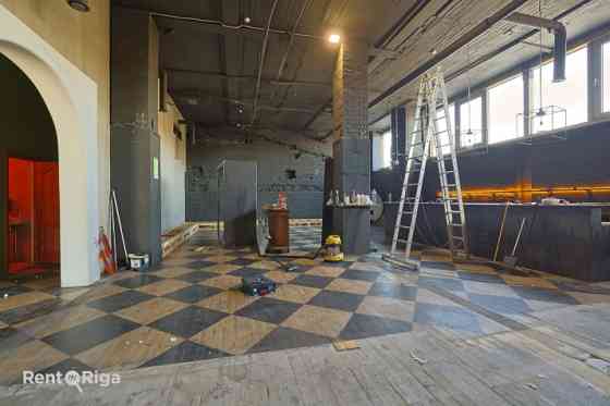 Premises suitable for a club or office with a terrace.  Previously, the Soda club was located in the Рига