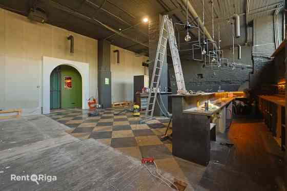 Premises suitable for a club or office with a terrace.  Previously, the Soda club was located in the Рига