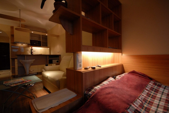 Однокомнатная квартира-студия в новом проекте на улице Klijanu с террасой в сторонy Рига - изображение 9