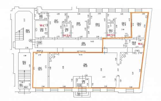 Торговые помещения в представительном месте для сферы услуг или офиса Rīga