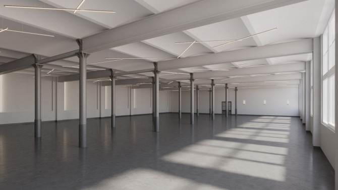 Iznomā trīs stāvu ēku attīstītajā VEF rajonā!  Ēkas priekšrocības:   +Nomas maksā Rīga - foto 1