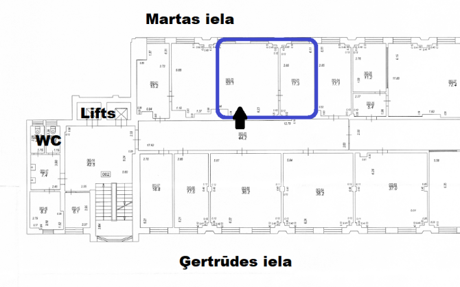 Предлагаем в аренду офисные помещения в отреставрированном здании в центре Риги, Рига - изображение 14