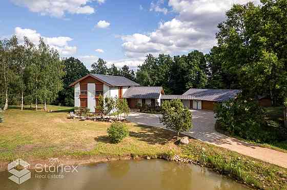 Частный дом с красивой, ухоженной, живописной территорией. Предлагается к Rīgas rajons