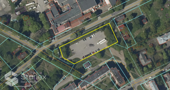 Pārdod zemes gabalu ar platību 4112 m2 Rīgā, Šampēterī. Zemes gabals lielākoties ir asfaltēts un šob Rīgas rajons