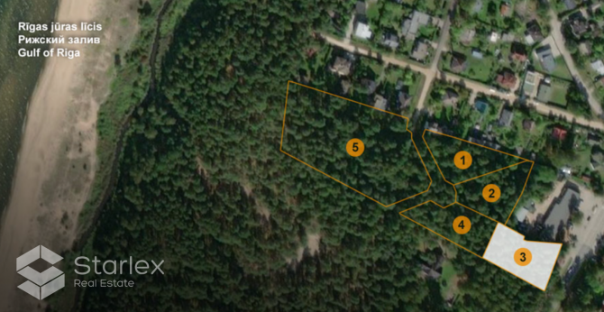 Zemes kopējā platība: 2434 m2Zemes statuss: meža zeme 2379 m2Orientējoši transformējamā Saulkrasti - foto 6