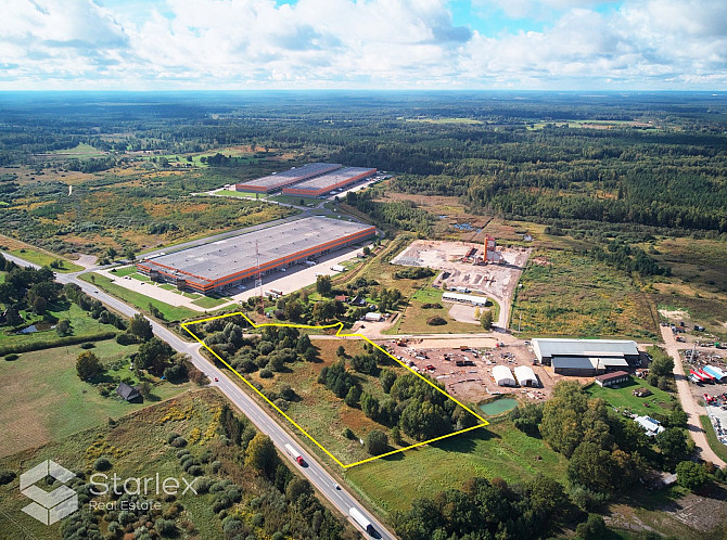 Pārdod zemes gabalu ar kopējo platību 24190 m2 Ķekavas pagastā, pirmajā līnijā no autoceļa A7. Zemes Кекавская вол. - изображение 1