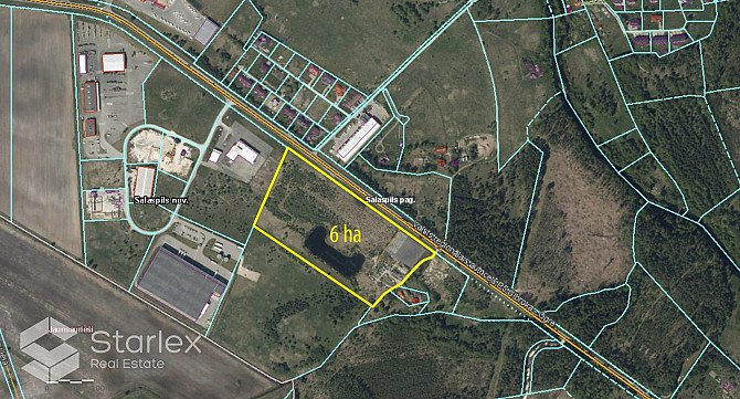 Pārdod zemes gabalu ar platību 6 ha Salaspils pagastā, blakus P5 autoceļam Ulbroka - Ogre. Labs pieb Саласпилс - изображение 4