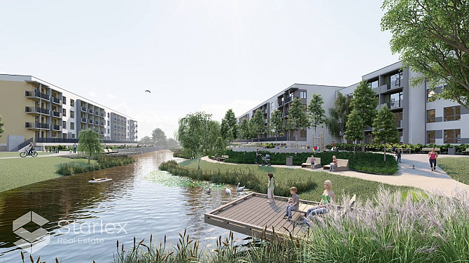 Очаровательная трехкомнатная квартира с балконом на берегу озера Югла.  Дом сдан Рига - изображение 14