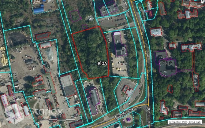 Zemesgabals Duntes ielā 17
Saskaņā ar Rīgas pilsētas teritorijas plānojumu, zemesgabals Rīga - foto 13