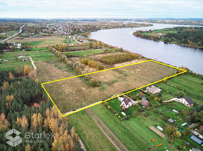 Pārdod zemes gabalu ar platību 3,9 ha pirmajā līnijā no Daugavas ciematā Alejas, Ķekavas novadā. Rob Кекавская вол. - изображение 1