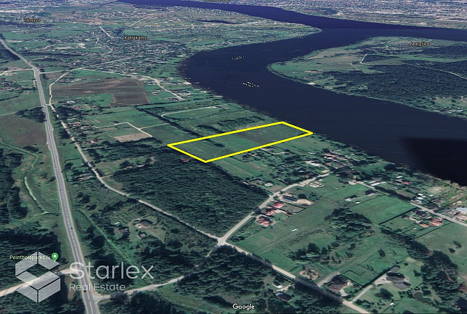 Pārdod zemes gabalu ar platību 3,9 ha pirmajā līnijā no Daugavas ciematā Alejas, Ķekavas novadā. Rob Кекавская вол. - изображение 5