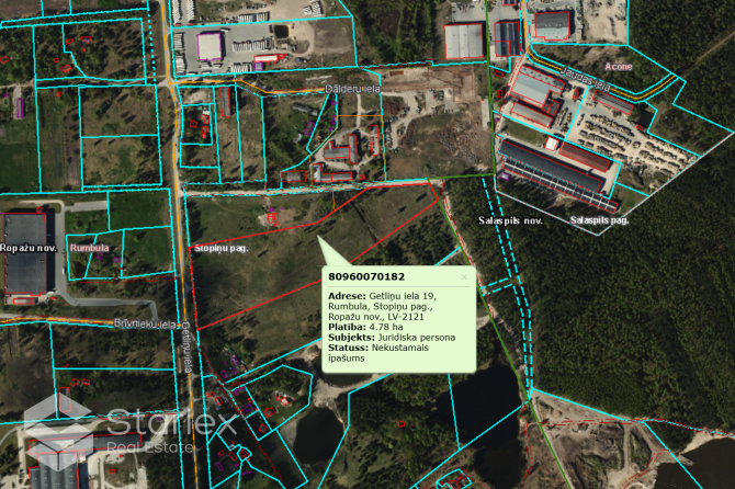 Продается большой земельный участок в Стопиньском районе, Румбула, улица Гетлиню Рижский район - изображение 8