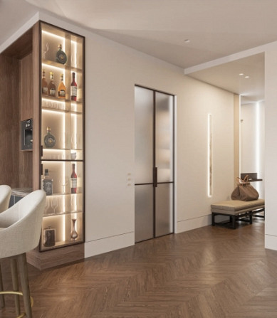 Tiek izīrēts īsts penthouse dzīvoklis jaunajā projektā Filozofu Rezidences ar gandrīz 360 Rīga - foto 6