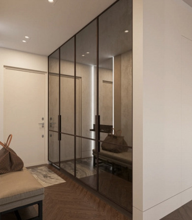 Tiek izīrēts īsts penthouse dzīvoklis jaunajā projektā Filozofu Rezidences ar gandrīz 360 Rīga - foto 8