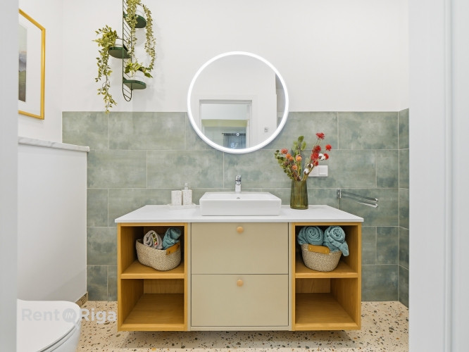 Сдаётся 2комнатная квартира с 2 парковочными местами!   Окна выходят на зелёный и Рига - изображение 8