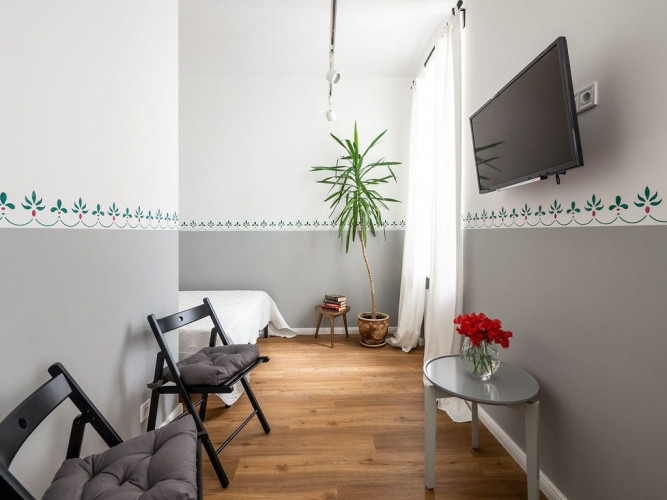 Pieejams studijas tipa dzīvoklis īstermiņa īrei. Dzīvoklis ir pilnībā aprīkots, ar visu Rīga - foto 5