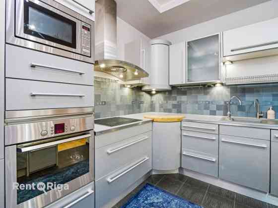 Exclusive 2-room apartment with a private sauna for rent!   A spacious and fully furnished apartment Rīga