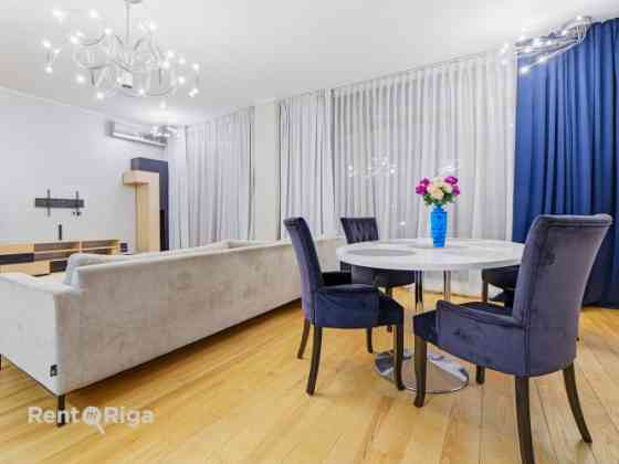 Exclusive 2-room apartment with a private sauna for rent!   A spacious and fully furnished apartment Rīga