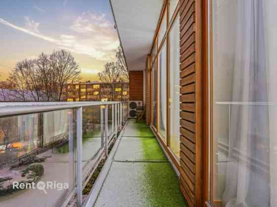 Exclusive 2-room apartment with a private sauna for rent!   A spacious and fully furnished apartment Rīga