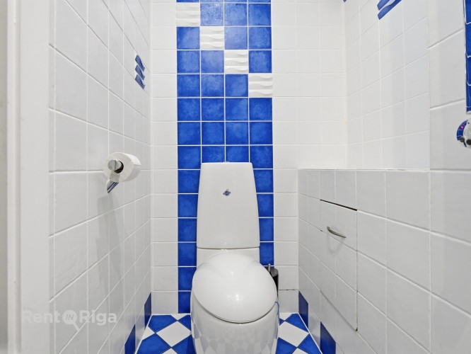 Izīrē eksluzīvu 2-istabu dzīvokli ar tvaika pirti! Plašs un pilnībā mēbelēts dzīvoklis Rīga - foto 8