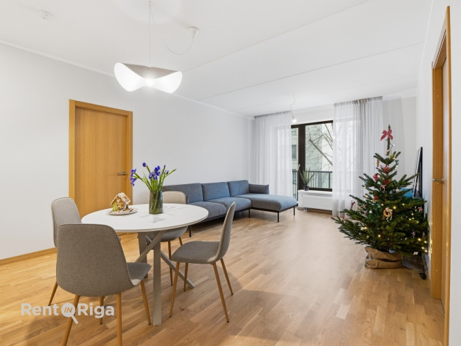 Ilgtermiņa īrei tiek piedāvāts gaišs, mājīgs un jauns 3 istabu dzīvoklis jaunajā projektā Rīga - foto 2