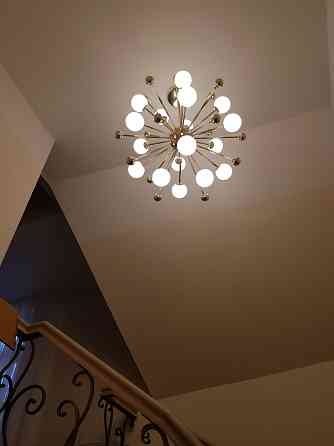 Услуги электрика и электромонтажные работы в Риге. Установка и подключение светильников, люстр, ... Rīga