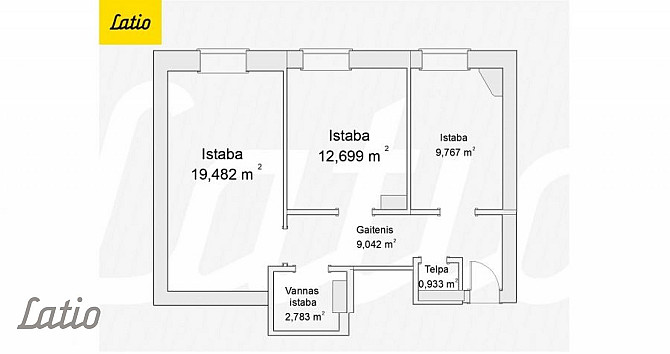 Divu izolētu istabu dzīvoklis 2017.gadā renovētā mūra namā, kas būvēts funkcionālisma Rīga - foto 5