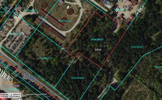 Земельный участок в Риге, Румбула (улица Латгалес)  Местоположение: Рига, Румбула, Rīgas rajons