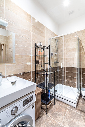 Фасадный дом, благоустроенная озеленённая территория, место для машины, Рига - изображение 15