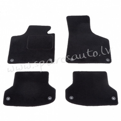 1331-DWK - Krāsa: melna - Velūra Paklāji - AUDI A3  8P (2009-2012) Rīga - foto 1