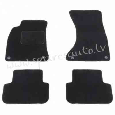 1337-DWK - melna krāsa - Velūra Paklāji - UNSORTED VELOUR MATS Rīga