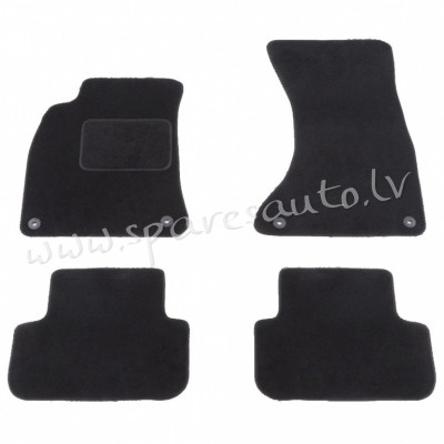 1337-DWK - melna krāsa - Velūra Paklāji - UNSORTED VELOUR MATS Rīga - foto 1