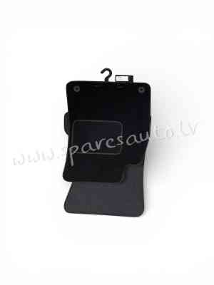 1355-DWK - melna krāsa - Velūra Paklāji - UNSORTED VELOUR MATS Рига