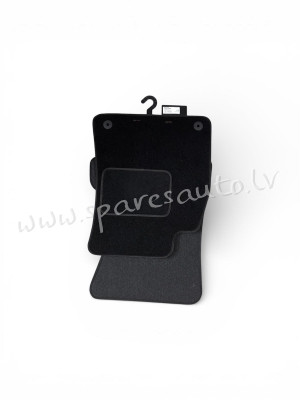 1355-DWK - melna krāsa - Velūra Paklāji - UNSORTED VELOUR MATS Rīga - foto 1