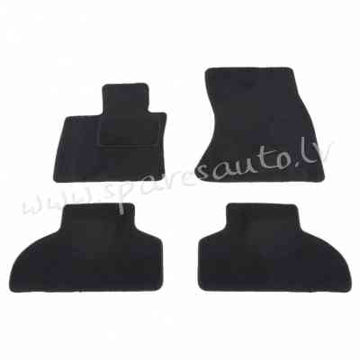 20T1-DWK - melna krāsa - Velūra Paklāji - UNSORTED VELOUR MATS Rīga