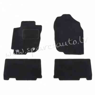 81X2-DWK - melna krāsa - Velūra Paklāji - UNSORTED VELOUR MATS Рига