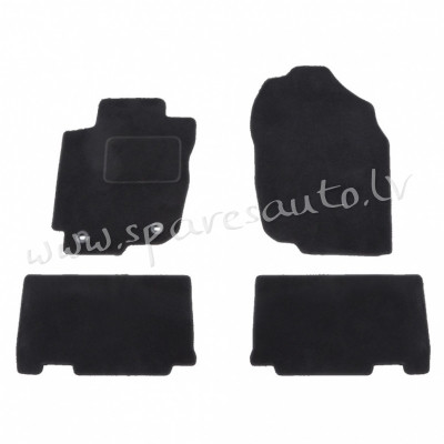 81X2-DWK - melna krāsa - Velūra Paklāji - UNSORTED VELOUR MATS Рига - изображение 1