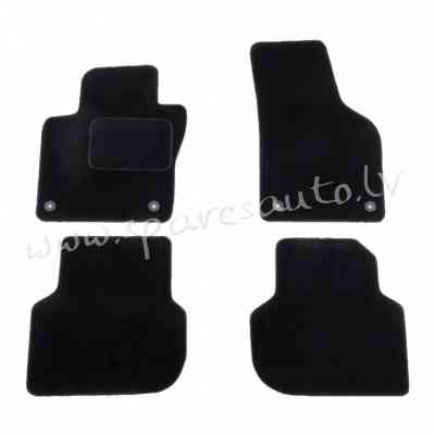 9503-DWK - melna krāsa - Velūra Paklāji - UNSORTED VELOUR MATS Рига