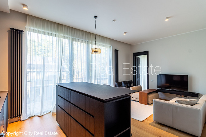 Здание во дворе, благоустроенная озеленённая территория, вход со двора, лоджия, Рига - изображение 19