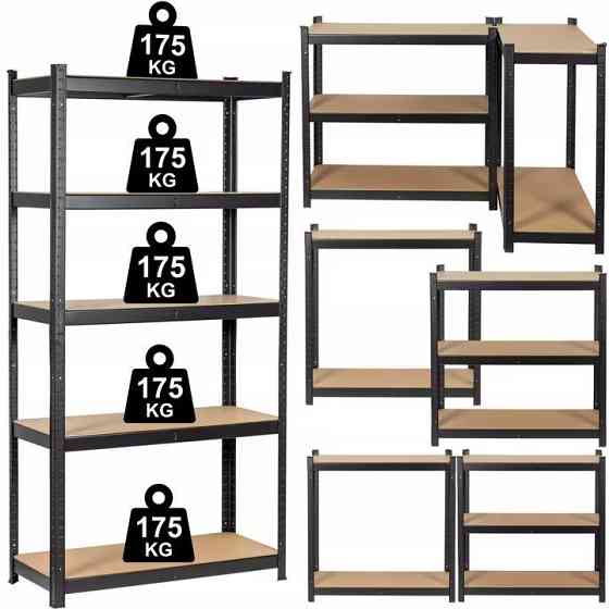 Ļoti izturīga metāla plauktu konstrukcija. Plauktu konstrukcijas slodzes izturība ir vairāk par 1... Рига