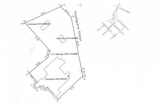 Property that needs to be renovated in Vecmilgravis.  The building for the use of hospital was built Рига